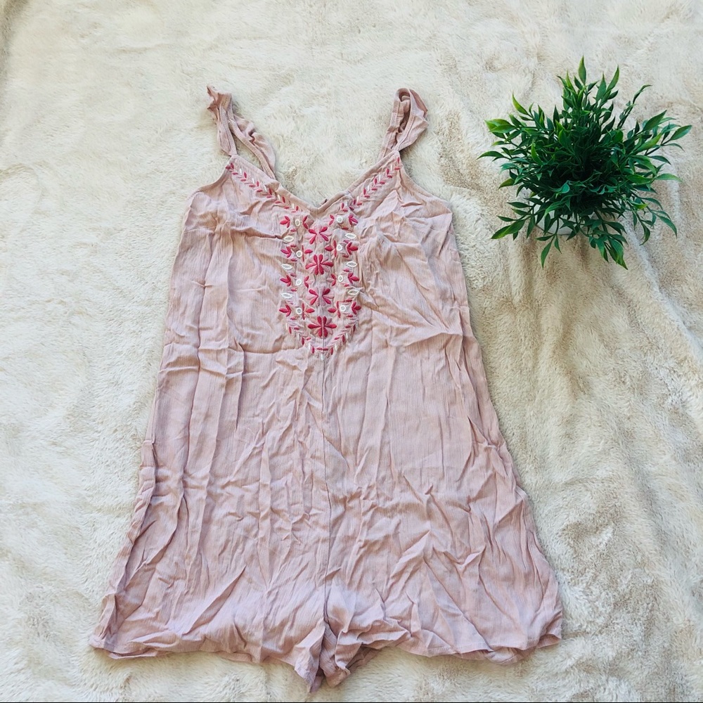 Aeropostale linen romper | s | NWT